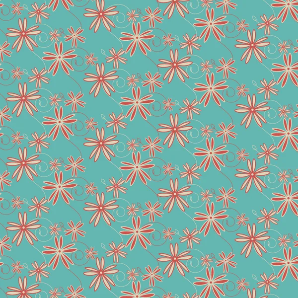 Vector abstracto flor patrón fondo — Archivo Imágenes Vectoriales