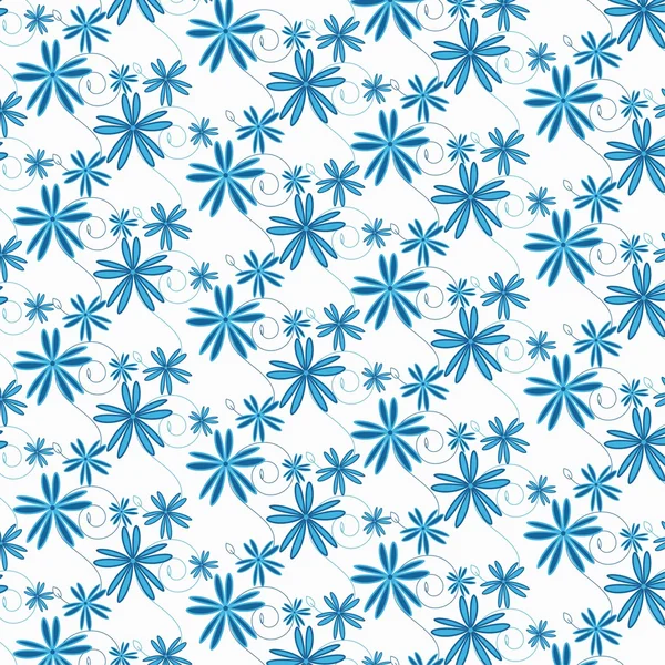 Vector abstracto flor patrón papel para scrapbook — Vector de stock