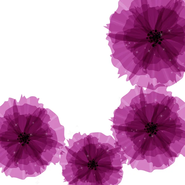 Fond floral abstrait — Image vectorielle