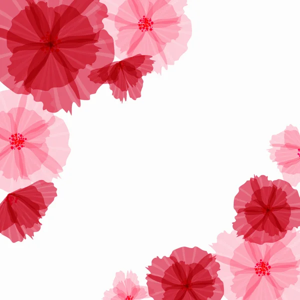 Fond floral abstrait — Image vectorielle