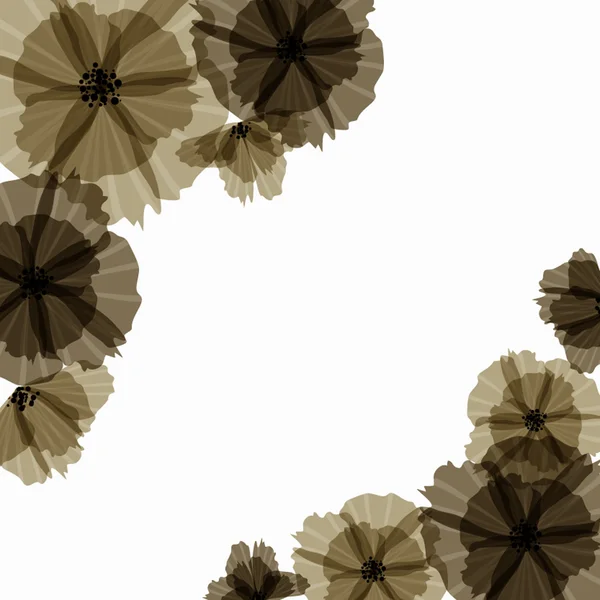 Fond floral abstrait — Image vectorielle