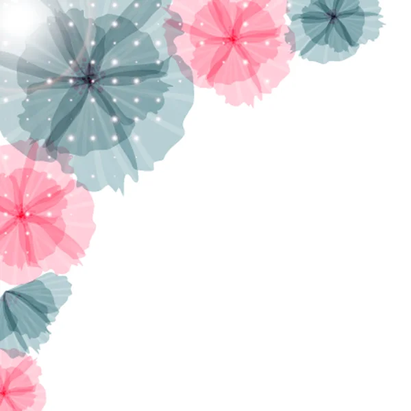 Fond floral abstrait — Image vectorielle