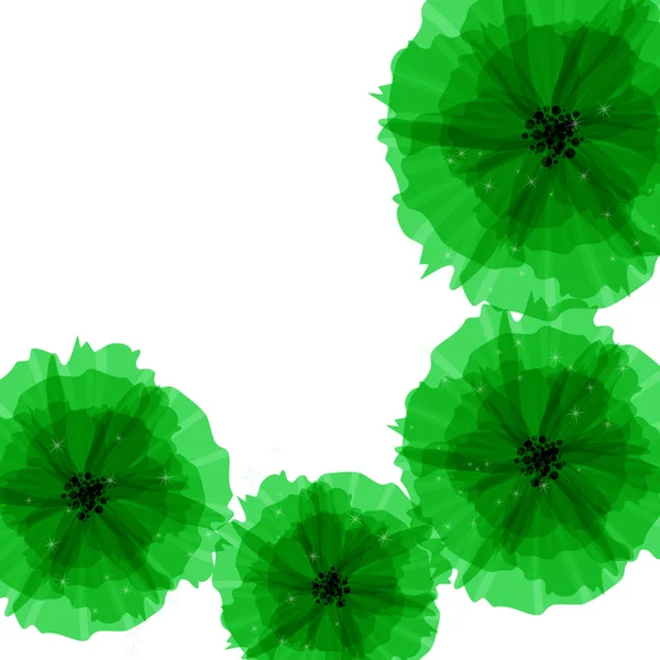 Fond floral abstrait — Image vectorielle