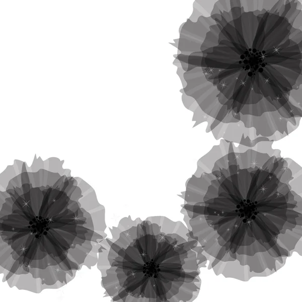 Fond floral abstrait — Image vectorielle