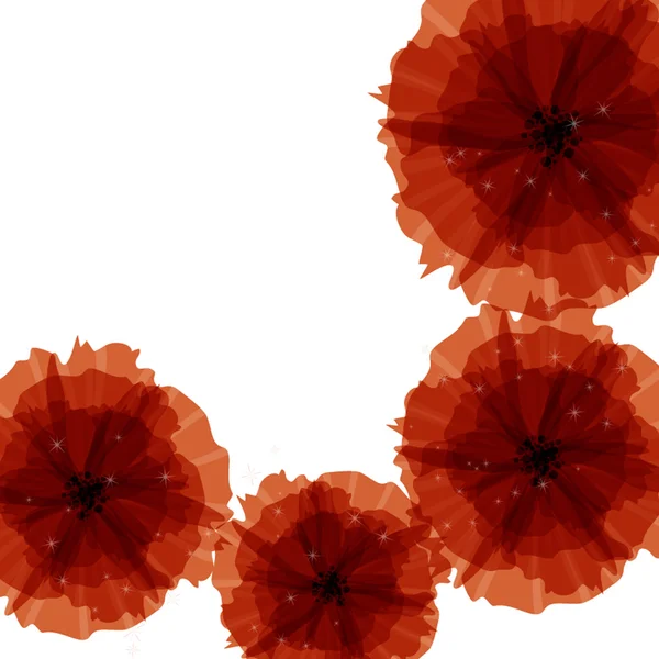 Fond floral abstrait — Image vectorielle