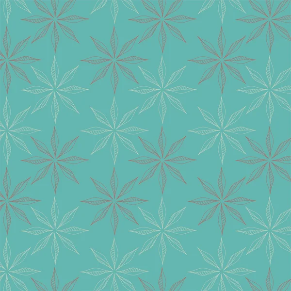 Blume Vektor abstrakte Muster Hintergrund — Stockvektor