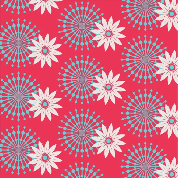 Flor vector abstracto patrón fondo — Archivo Imágenes Vectoriales