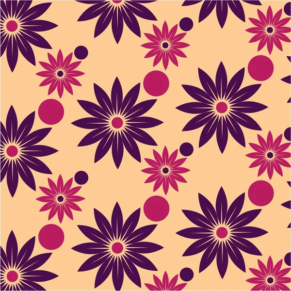 Flor vector abstracto patrón fondo — Archivo Imágenes Vectoriales