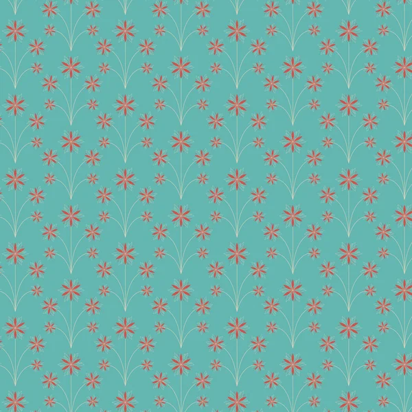 花のベクトルの抽象的なパターン背景 — ストックベクタ