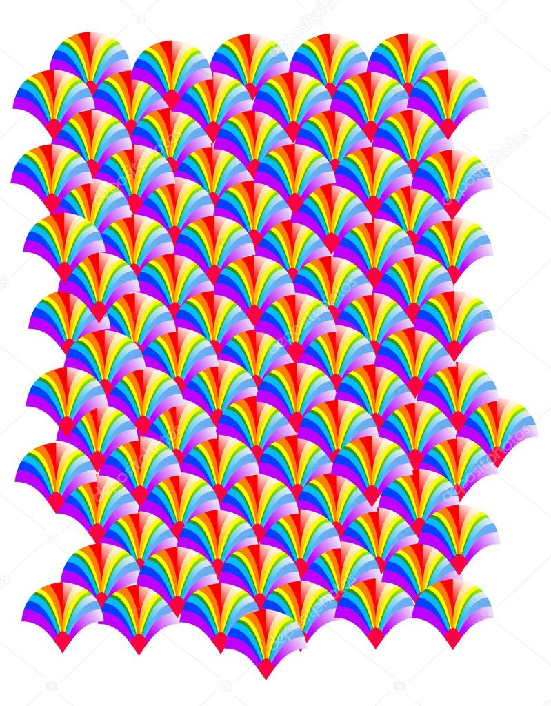 Geometrical  Rainbow Background