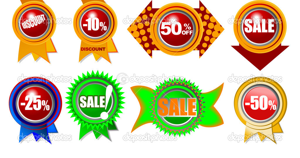 Brand new icons with sale