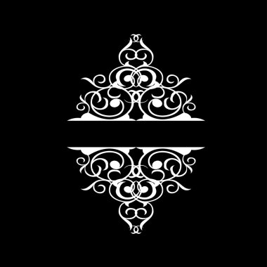 siyah-beyaz süslü celtic tribal quad