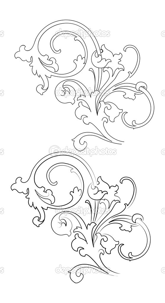 Baroque Two Styles: Traditional and Calligraphy