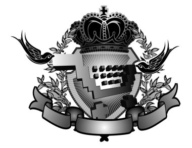 alışveriş sepeti Hanedanlık armaları işaret