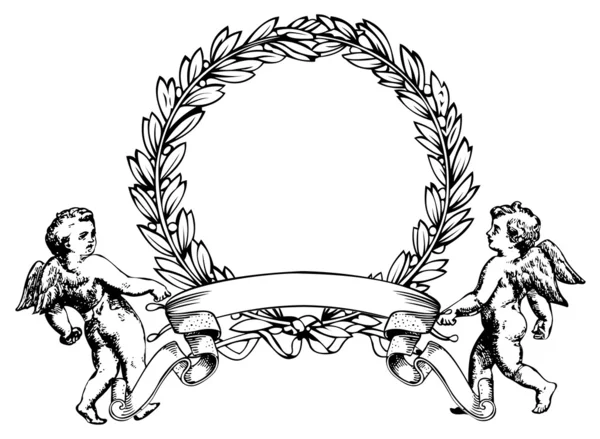 Engelen heraldiek — Stockvector