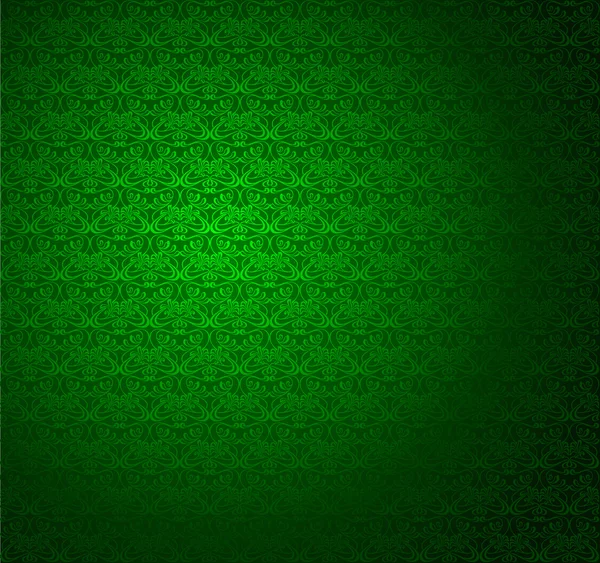 Bande verte sans couture Fond d'écran . — Image vectorielle