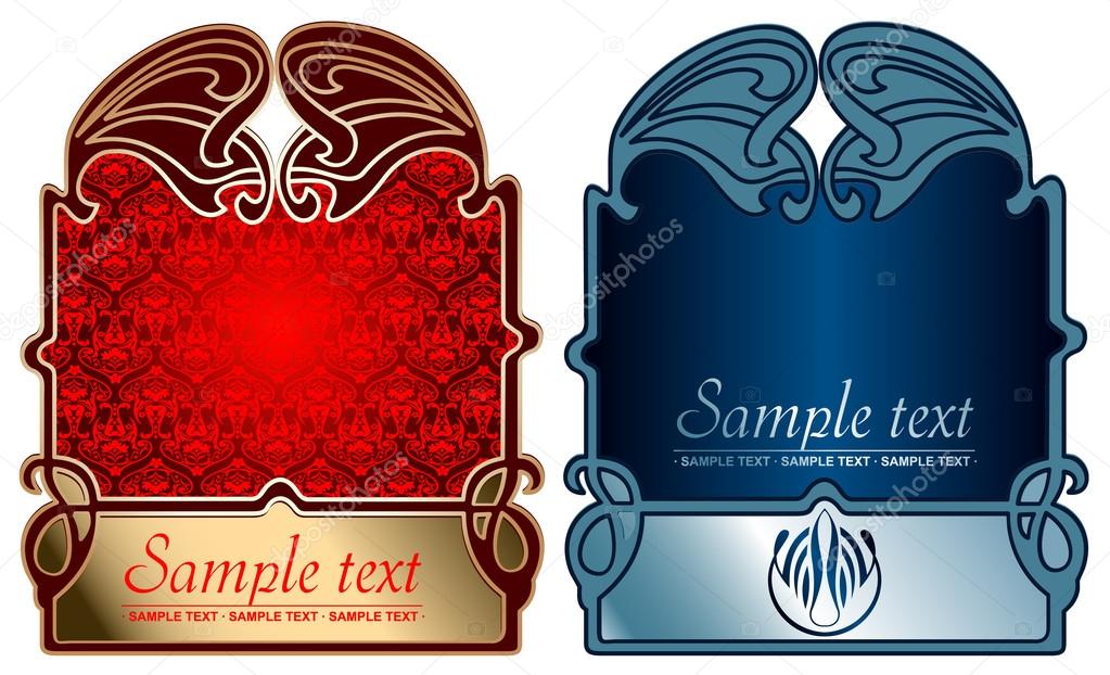 Red And Blue Gold Covers.