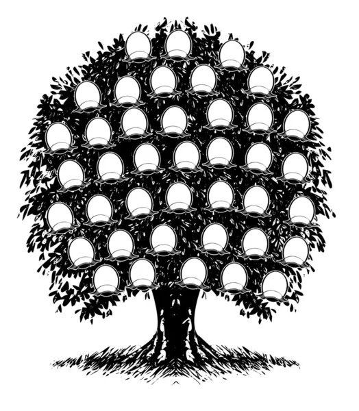 Strom rodiny — Stockový vektor