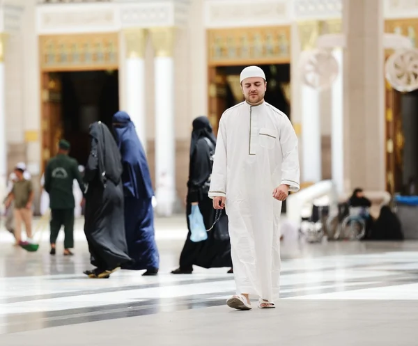 Makkah Kaaba Hajj muzulmánok — Stock Fotó