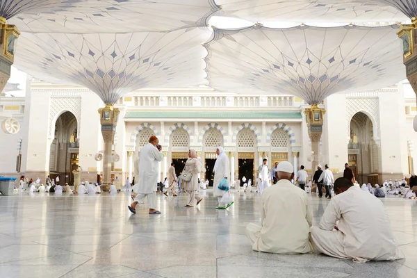 Islamitische heilige moskee op madina — Stockfoto