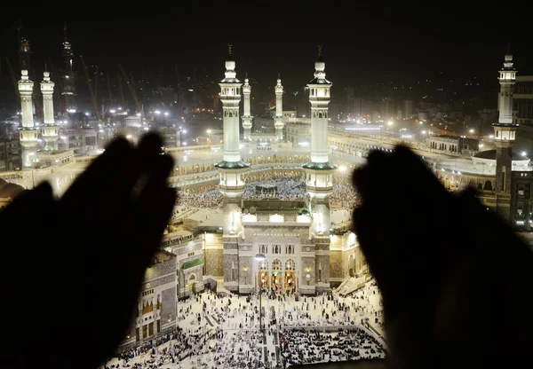 Makkah Кааба Хаджу мусульман — стокове фото