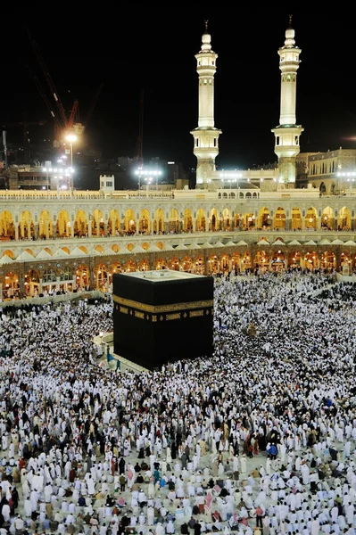 Makkah kaaba pielgrzymki muzułmanów — Zdjęcie stockowe