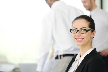 Successful business at office