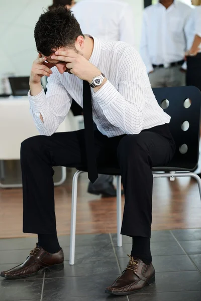 Geschäft mit Stress und Sorgen im Amt — Stockfoto