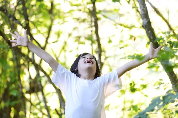 Disfrutando de la naturaleza — Foto de Stock