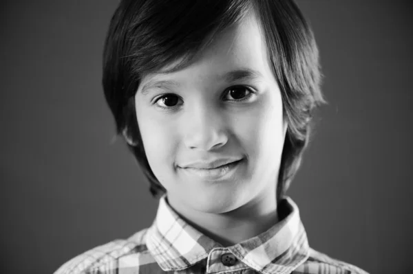 Closeup portrait of real child — Stock Photo, Image