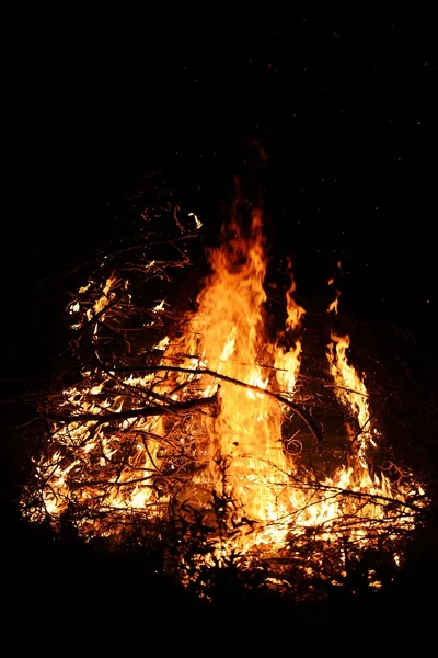 Gran incendio. —  Fotos de Stock