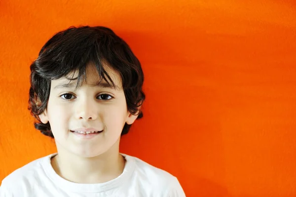 Closeup portrait of real child — Stock Photo, Image