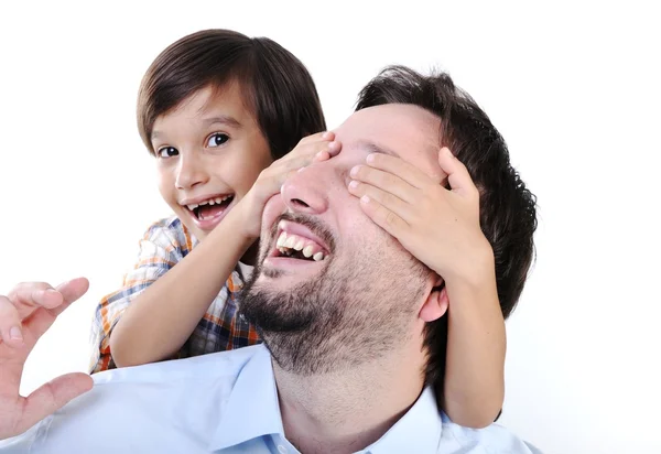 Pai e filho — Fotografia de Stock