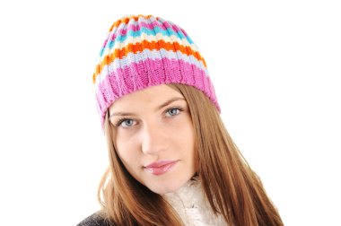 mutlu kış güzel kız