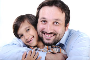 Mutlu baba ve oğul