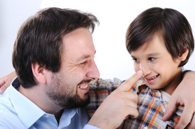 Mutlu baba ve oğul