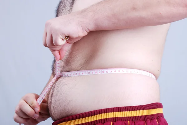 Kövér ember — Stock Fotó