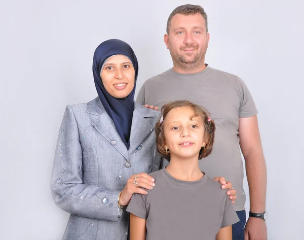 Muslim family — Stock Photo, Image