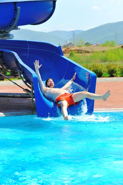 På vackra pool, stor sommartid! — Stockfoto