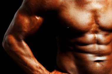 ile helthy gövde güçlü bir adam