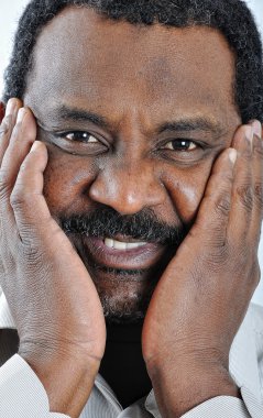 Siyah adam.