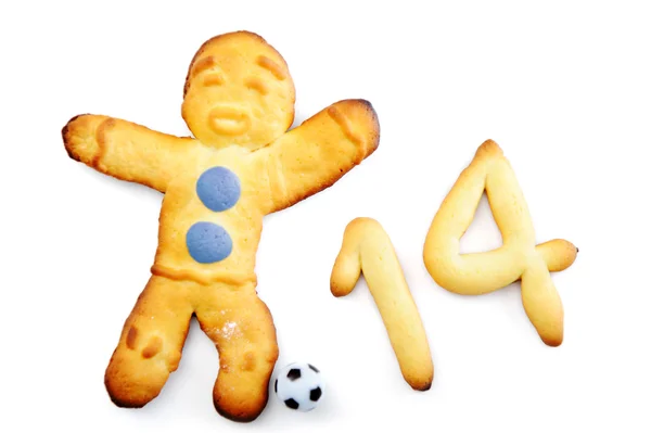 Muffin hombre jugador de fútbol —  Fotos de Stock