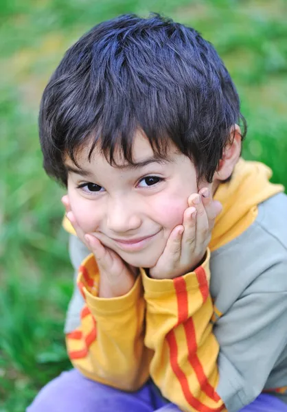 Happy children in nature outdoor Royalty Free Stock Photos