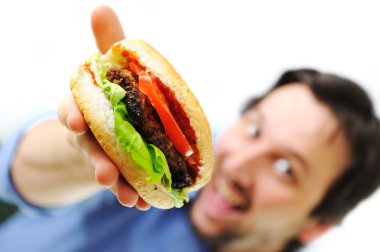 hamburger, fast food, hazırlama