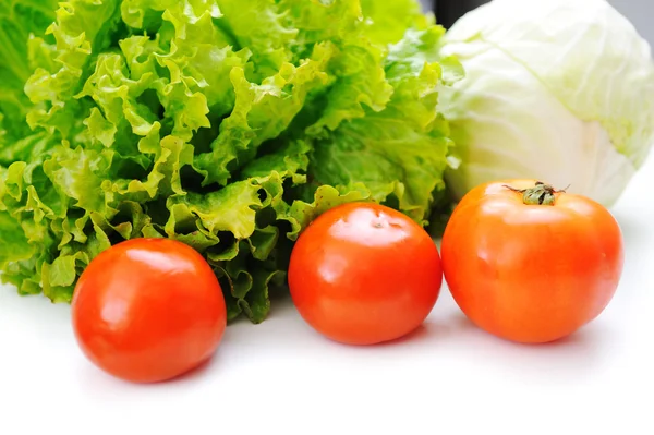 Gemüse, frisch isoliert — Stockfoto