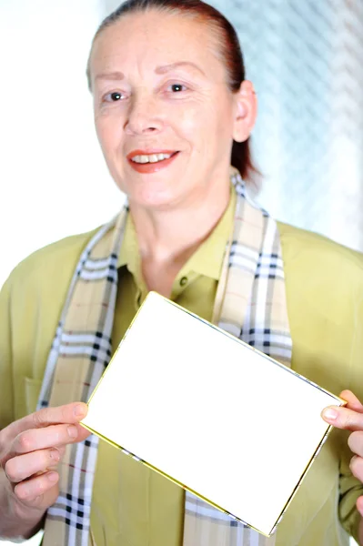 Mujer mayor, retrato — Foto de Stock