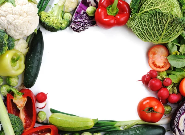 Verduras frescas, banner para su texto — Foto de Stock