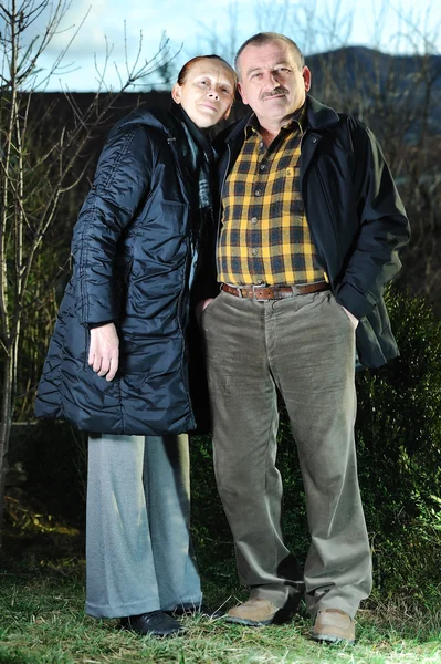 Senior Mann und Frau — Stockfoto