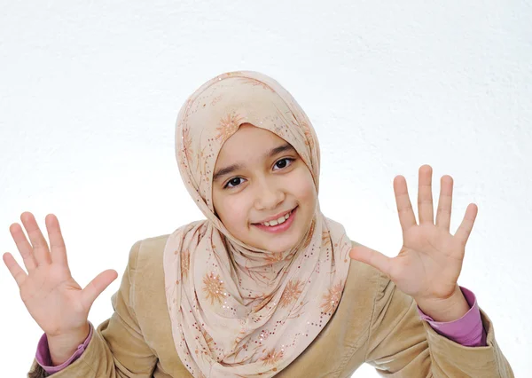Kid muslim — Stockfoto