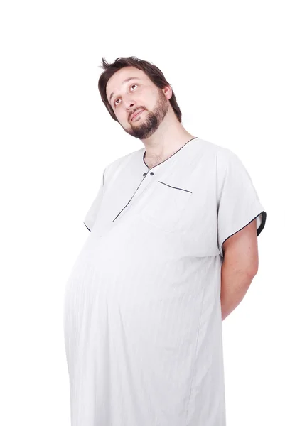 Happy pregnant father — Stock Photo, Image